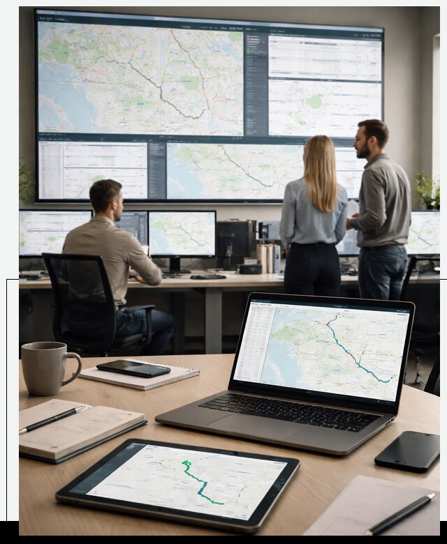 Трекинг грузов и Fleet Management, мониторинг автопарка в Сургуте